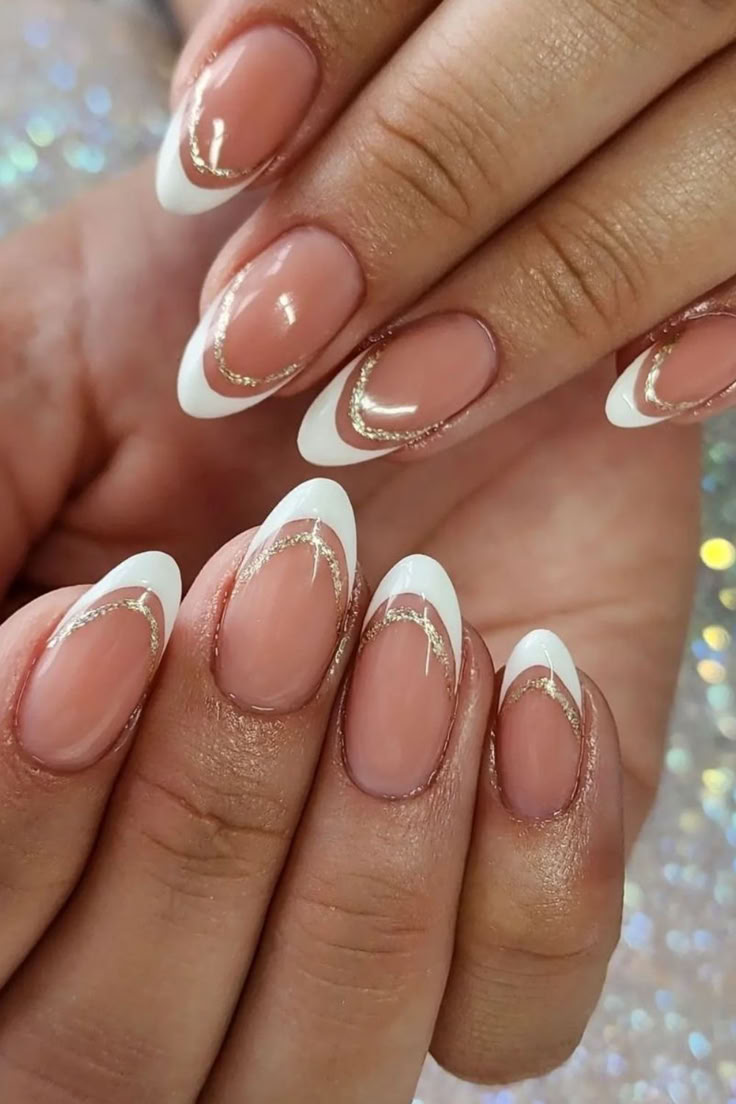 Red French Tip Nails